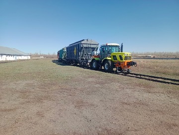 Демонстрация КРТ-1 в Костанае на элеваторе, апрель 2026